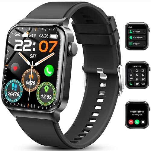 1.85" Smartwatch - Calls, Heart Rate Monitor, IP68 Waterproof