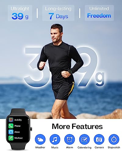 Smart Watch with Alexa, HD Screen, Fitness Tracker