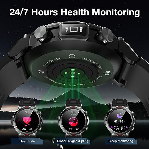 Smartwatch: Call/Answer, 1.45" HD, 110+ Sports Modes