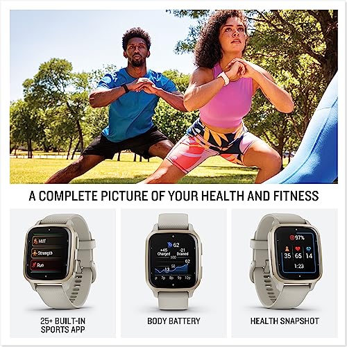 Garmin Venu Sq 2 Music Smartwatch for All-day Health Monitoring