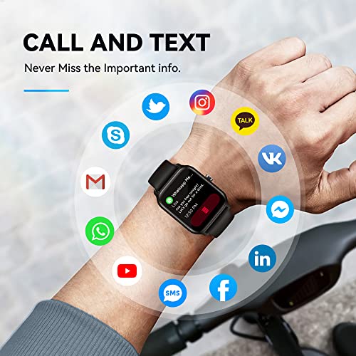 Men's Smartwatch with Alexa, 24H Heart Rate Monitor