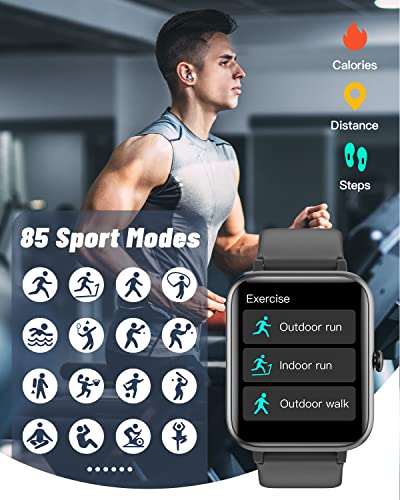 GRV Smart Watch: Heart Rate & Sleep Tracker