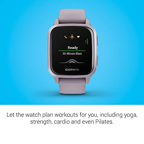 Garmin Venu Sq GPS Smartwatch with Orchid Bezel