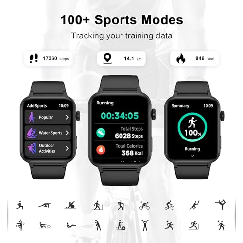 Men and Women's 1.85" HD Smart Watch