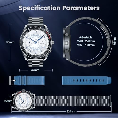 Men's Smartwatch Fitness Tracker - Call Function, Waterproof