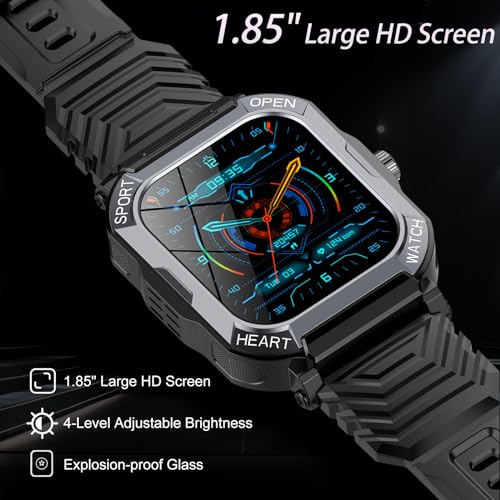 Men's Smart Watch: Call, Fitness, Heart Rate, 113 Modes
