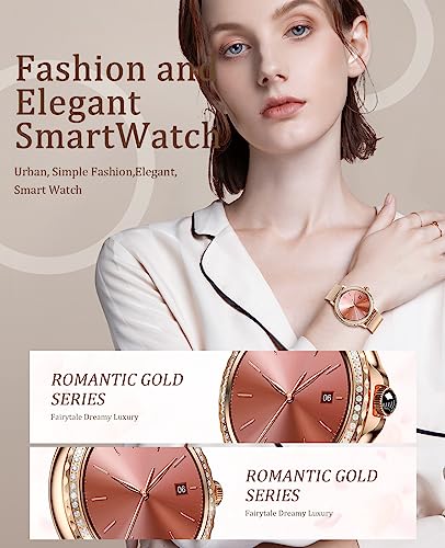 Women's Smart Watch with Blood Oxygen/Heart Rate Monitor