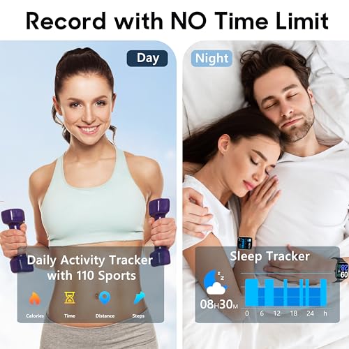 Smartwatch with Blood Pressure and Heart Rate Monitor