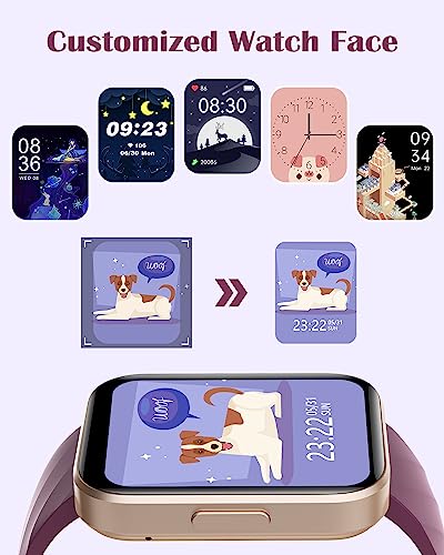 RUIMEN Smart Watch: Call Function, Fitness Tracker
