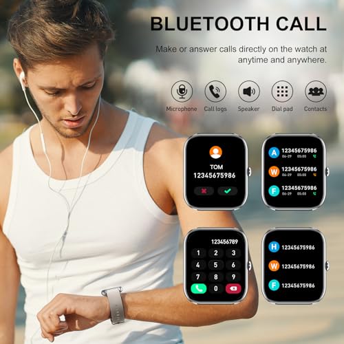 Smart Watch with Answer/Make Calls, 1.85" Screen