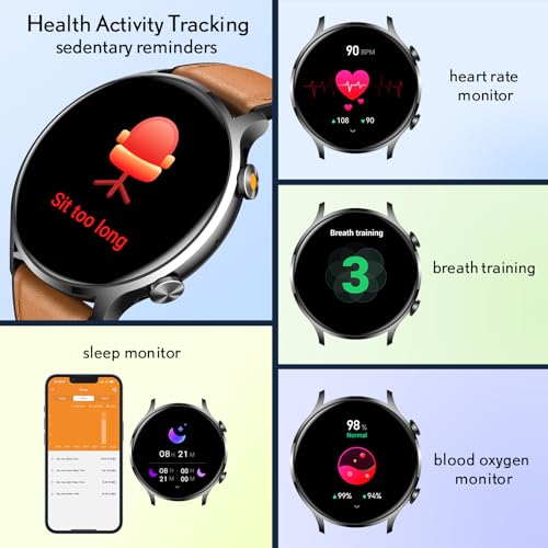 Bluetooth Smartwatch with Heart Rate Monitor and 114 Sports Modes