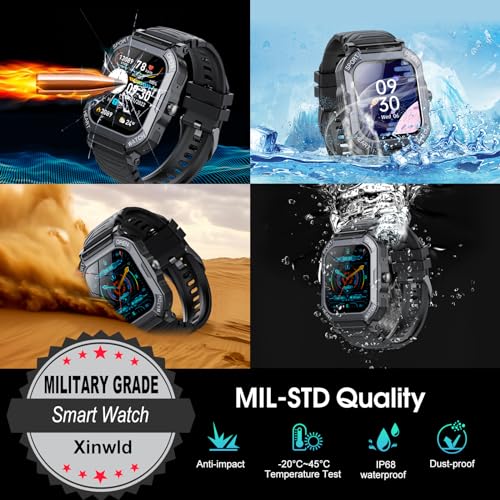 Men's Smart Watch: Call, Fitness, Heart Rate, 113 Modes