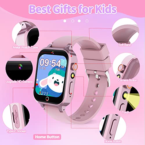 Smartwatch - HD Touchscreen Camera, Games, Music, Alarm