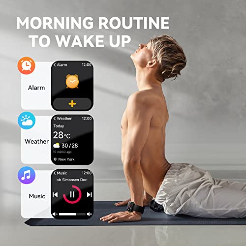 Men's Smartwatch with Alexa, 24H Heart Rate Monitor