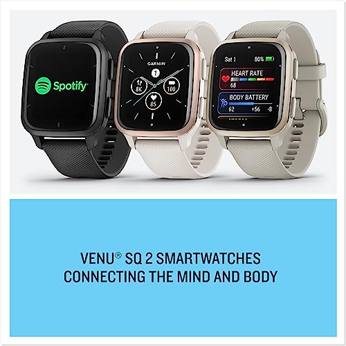 Garmin Venu Sq 2 Music Smartwatch for All-day Health Monitoring