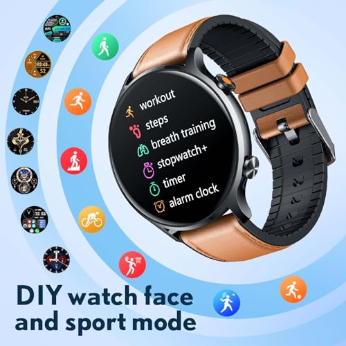 Bluetooth Smartwatch with Heart Rate Monitor and 114 Sports Modes