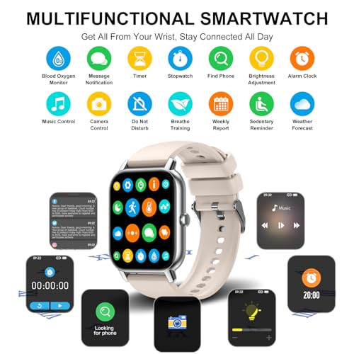 Smart Watch with Answer/Make Calls, 1.85" Screen