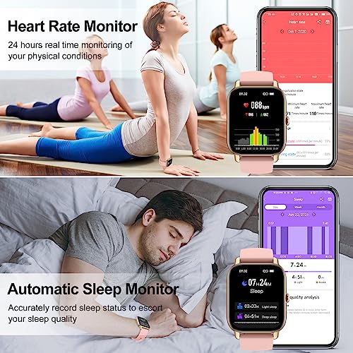 1. Gender-Neutral IP68 Waterproof Smartwatch with Multiple Features