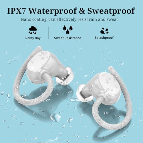 Wireless Earbuds: Bluetooth 5.3, Noise Cancelling, IP7 Waterproof