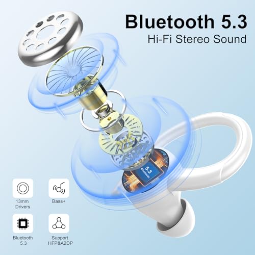 Wireless Bluetooth Earbuds with Noise Cancelling Mic