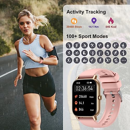 1. Gender-Neutral IP68 Waterproof Smartwatch with Multiple Features