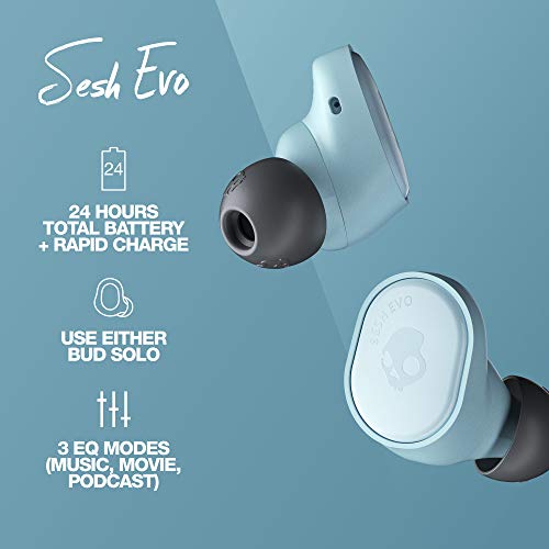 Skullcandy Sesh Evo Wireless Earbuds - Blue
