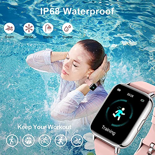 1.69" Smartwatch with Heart Rate & Sleep Monitor