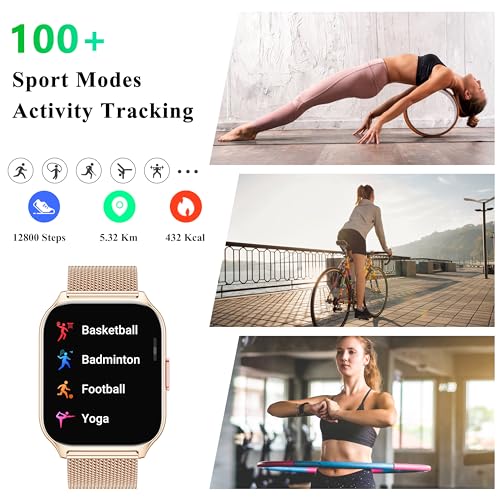 ZOSKVEE Smart Watch with Calls, Health Monitoring, IP68