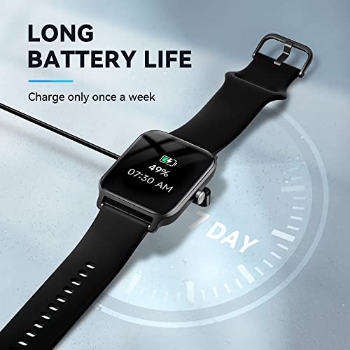Men's Smartwatch with Alexa, 24H Heart Rate Monitor