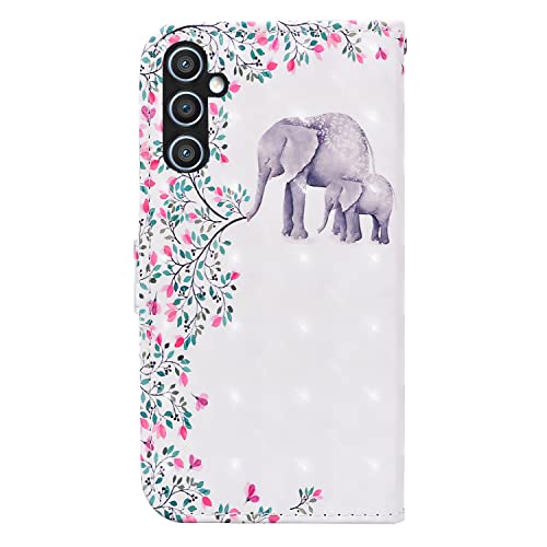 Galaxy A14 Cute Animal Art Flip Case