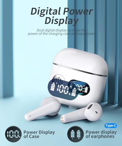 2023 Sport Bluetooth Earbuds with Mic, LED Display