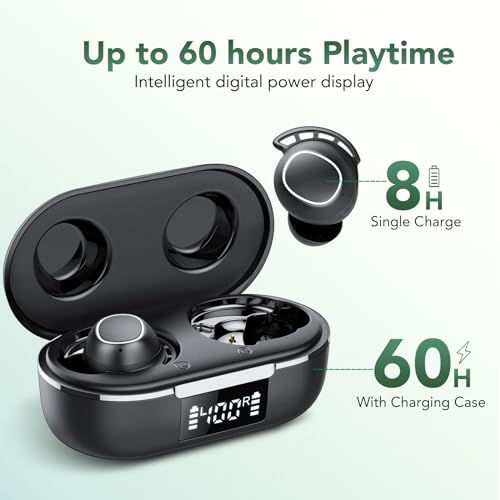 Wireless Earbuds: Bluetooth Headphones with ENC and Bass Boost
