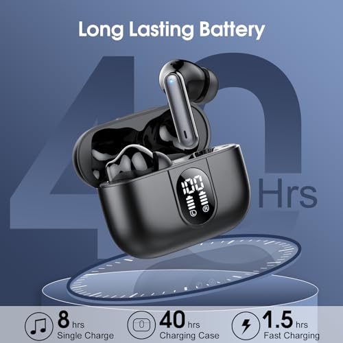 Wireless Earbuds with ENC Mic, HiFi Stereo, IPX7