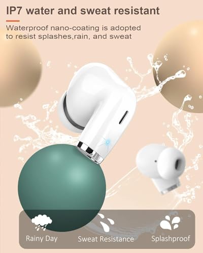 Wireless Earbuds: Bluetooth 5.2, HiFi Stereo, LED Display