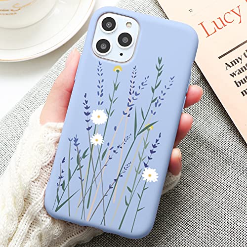ZhuoFan Phone Cases for Samsung Galaxy A12 - Purple Silicone, Slim, Shockproof