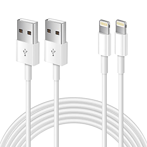 2 Pack Apple MFi Certified iPhone Charger Cable
