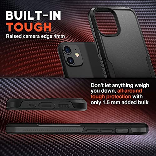 iPhone 11: Stylish Black Heavy-Duty Protective Case
