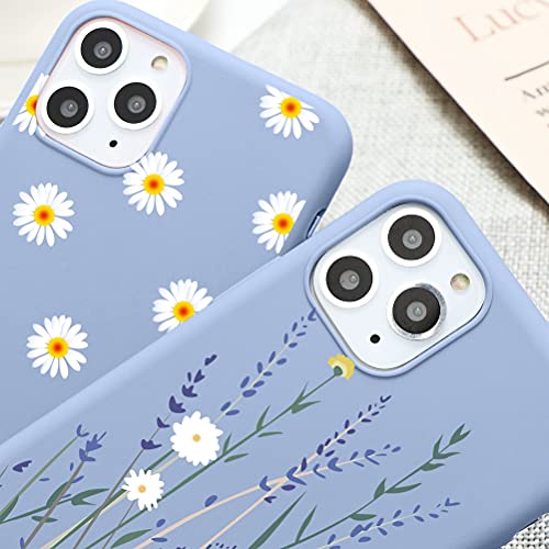 ZhuoFan Phone Cases for Samsung Galaxy A12 - Purple Silicone, Slim, Shockproof