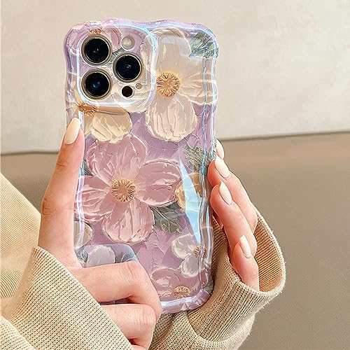Vibrant Retro Flower Pattern iPhone 11 Case - Pink
