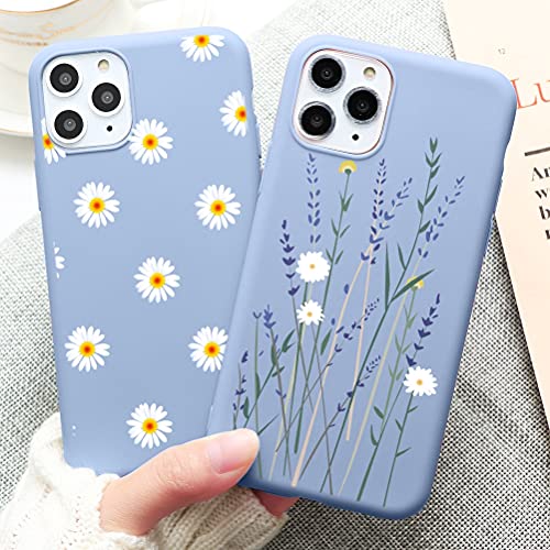 ZhuoFan Phone Cases for Samsung Galaxy A12 - Purple Silicone, Slim, Shockproof