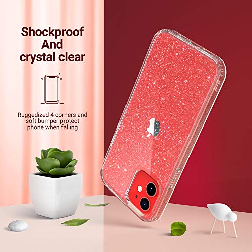 Clear Glitter iPhone 12/12 Pro Soft TPU Case