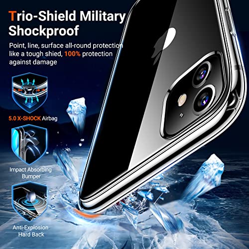 TORRAS Clear Military Diamond iPhone 11 Case