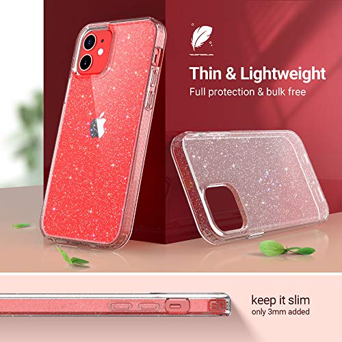 Clear Glitter iPhone 12/12 Pro Soft TPU Case