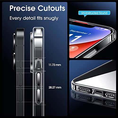 Crystal Clear iPhone 15 Plus Case by CASEKOO