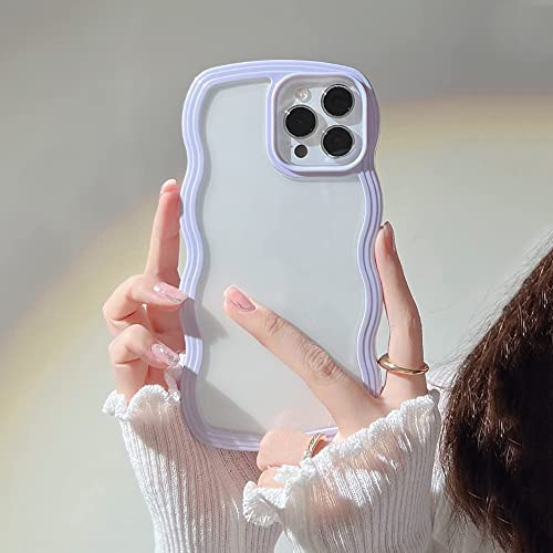 Pretty Purple Wave Frame iPhone 11 Case