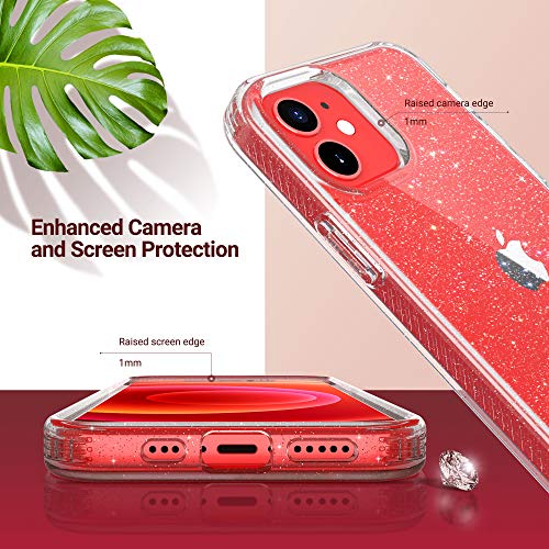 Clear Glitter iPhone 12/12 Pro Soft TPU Case