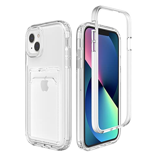 Transparent iPhone 13 Case with Card Holder