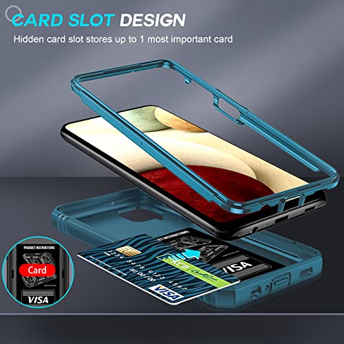 Samsung Galaxy A12 5G/M12 Full Body Case - Sea Blue