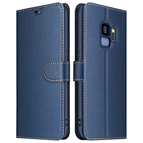 Samsung Galaxy S9 Leather Flip Wallet Phone Case