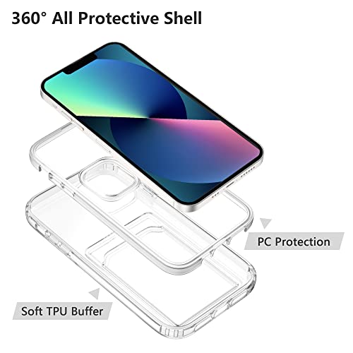 Transparent iPhone 13 Case with Card Holder